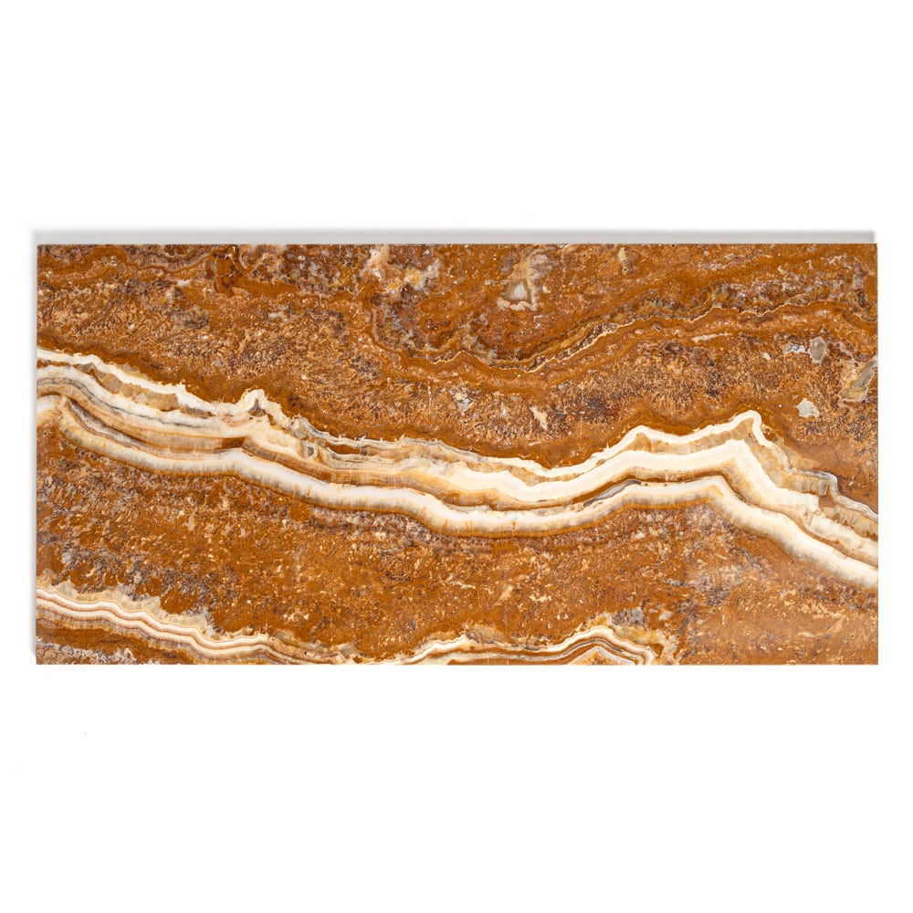 Maroon Di Notte Leather Plank Marble Tiles 4×16