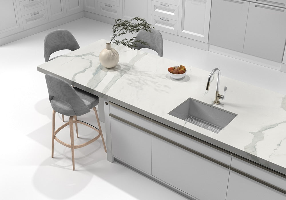 Calacatta Polished Porcelain Slab 47 1/4×94 1/2 (TL17788)
