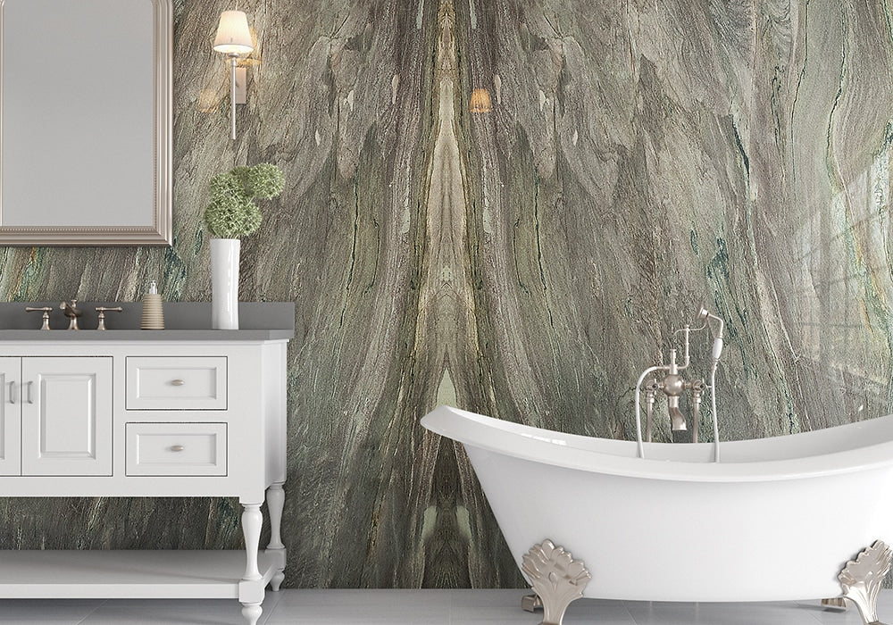 Aquarella Macauba Polished Quartzite Slab Random