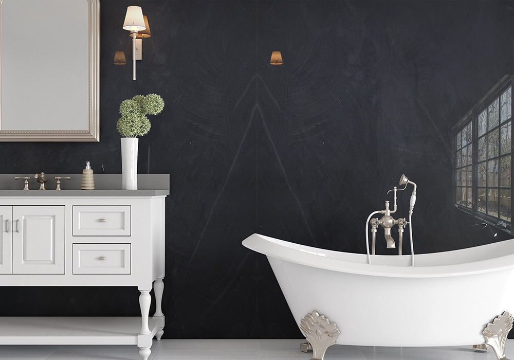 Soyeux Noir Honed Quartzite Slab Random 1 1/4 (SL91028)