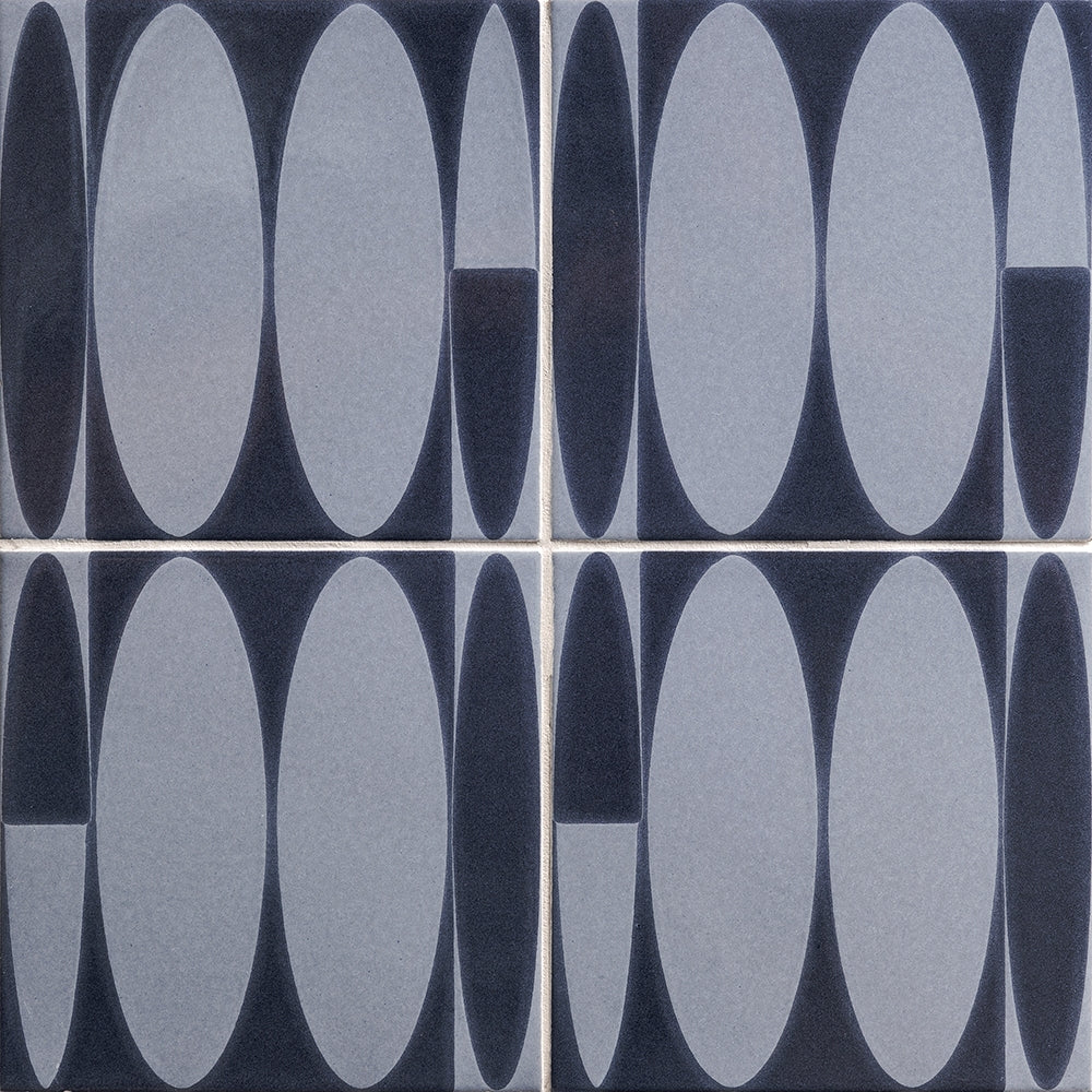 Marble Systems Seaside Ceramic Foggy Days glossy ceramic tile pattern swatch — available at Surface Group