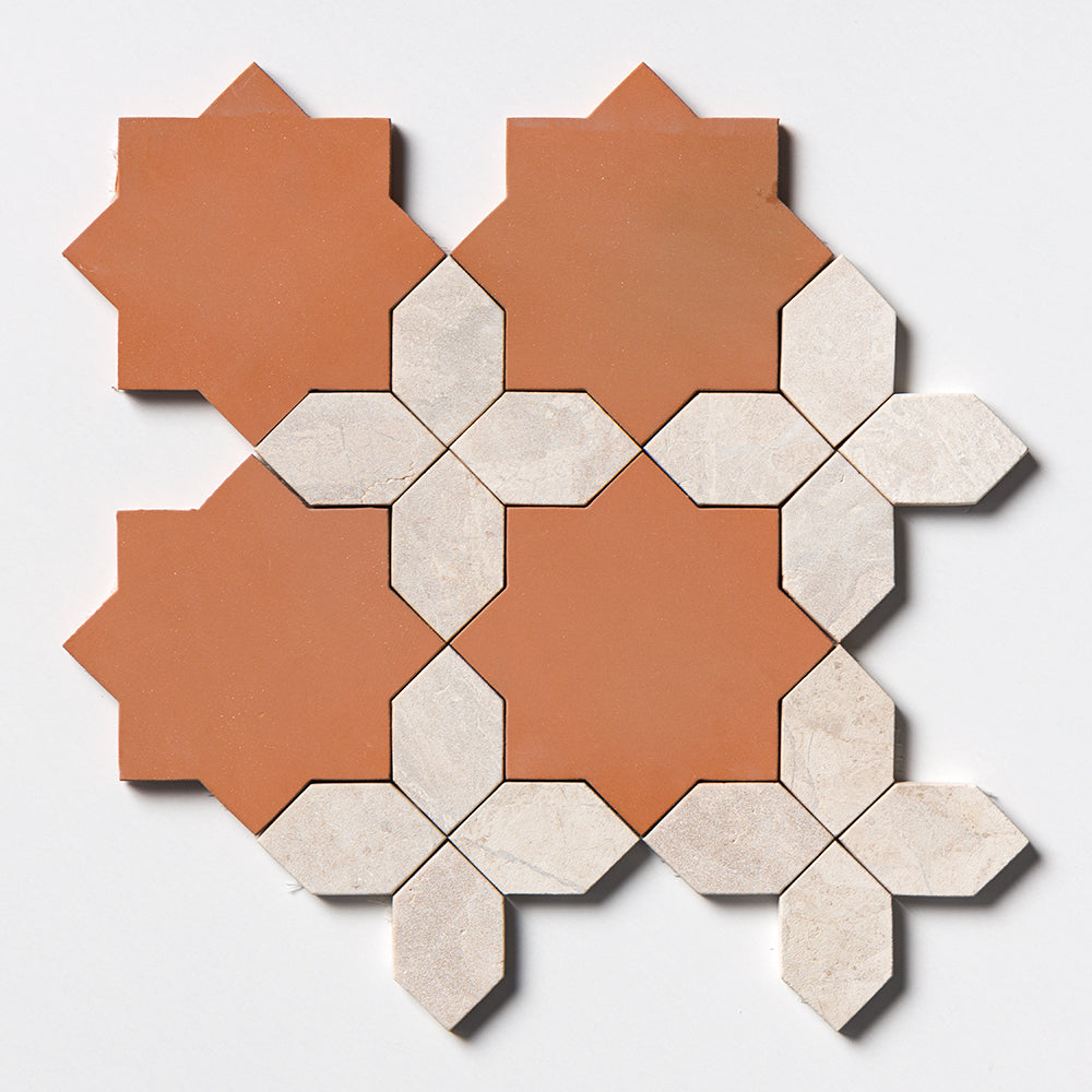 Diana Royal Leather Zamora Marble Mosaic 11 1/16×11 1/16 Image