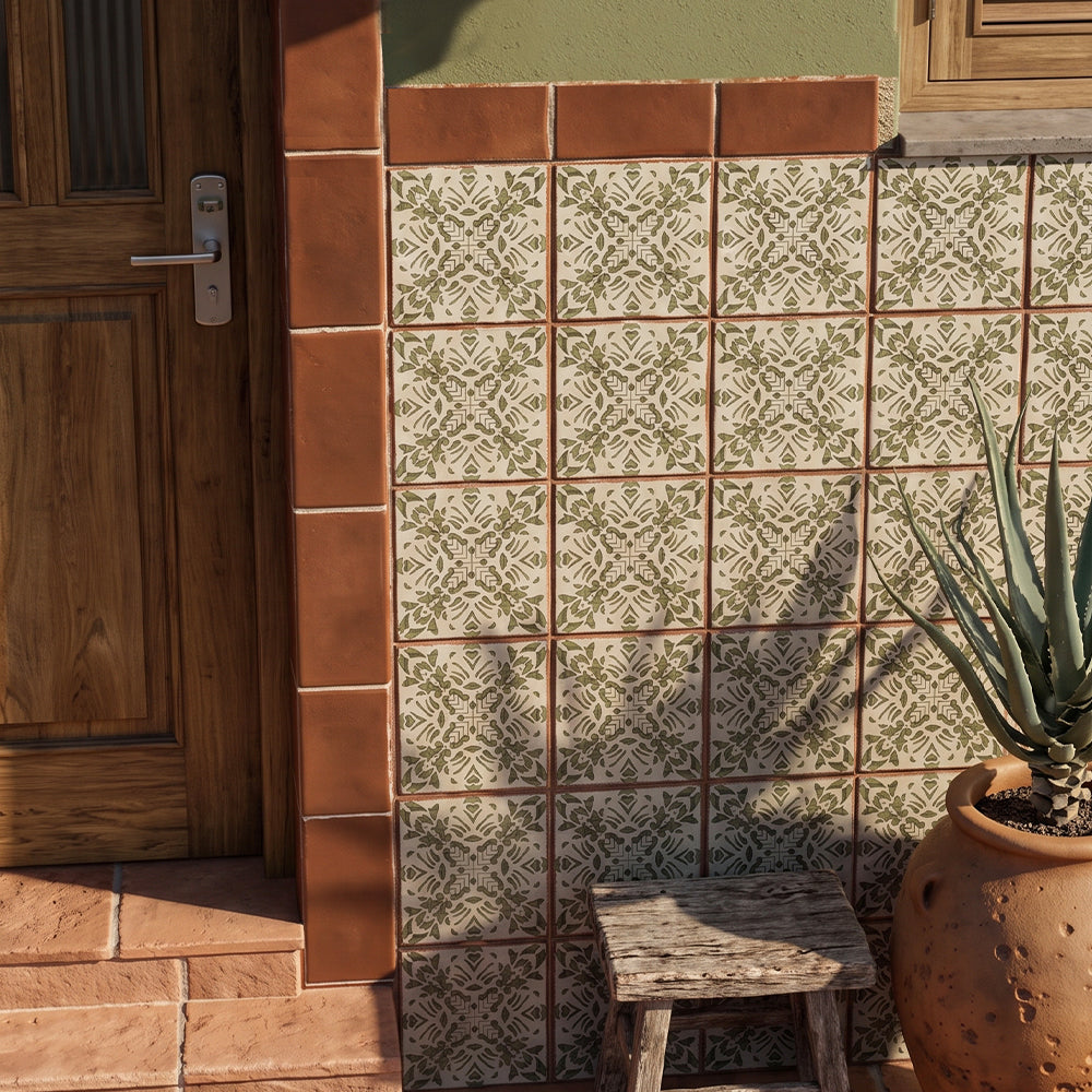 Daphne Matte Glazed Terracotta Tiles 6×6 (TL80790)