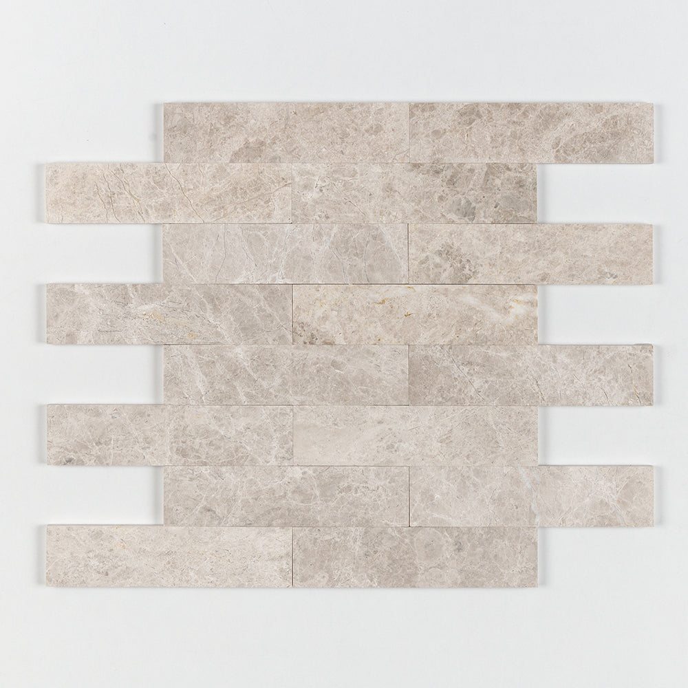 Marble Systems Silver Shadow Marble Silver Shadow matte marble tile pattern swatch — available at Surface Group