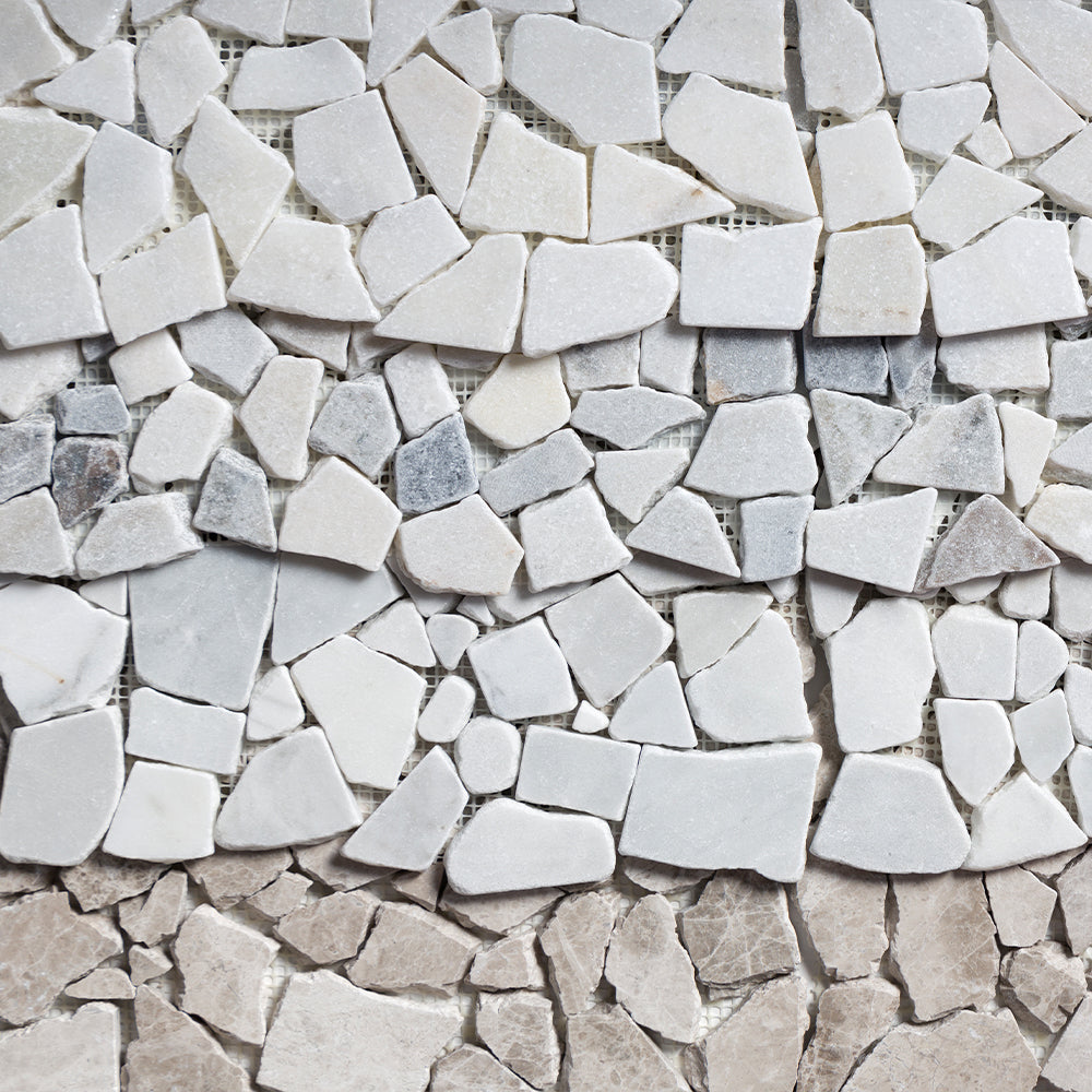 Avenza Multi Finish Palladian Marble Mosaics 12×12 (MS02282) Avalon Multi Finish Palladian Marble Mosaics 12×12 (MS02284) Silver Shadow Multi Finish Palladian Marble Mosaics 12×12 (MS02281) Skyline Multi Finish Palladian Marble Mosaics 12×12 (MS02283)