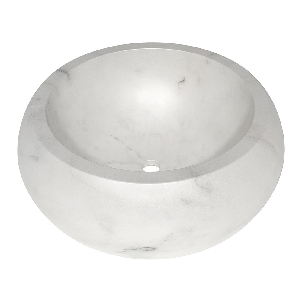 Marble Systems Marble Sinks Avalon matte marble tile close-up view — available at Surface Group