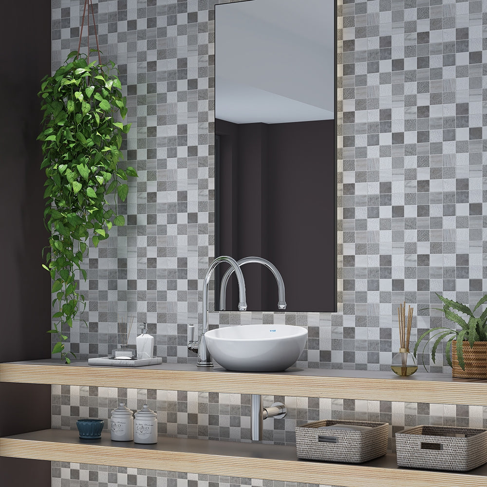Skyline&bosphorus Textured 2×2 Marble Mosaics 12×12