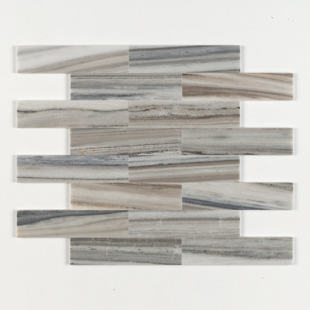 Marble Systems Skyline Honed Marble Skyline matte marble tile pattern swatch — available at Surface Group