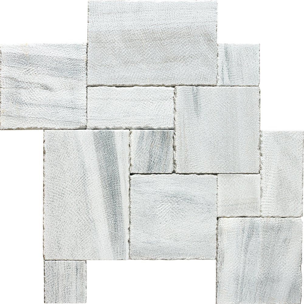 Marble Systems Skyline Honed Marble Skyline textured marble tile pattern swatch — available at Surface Group