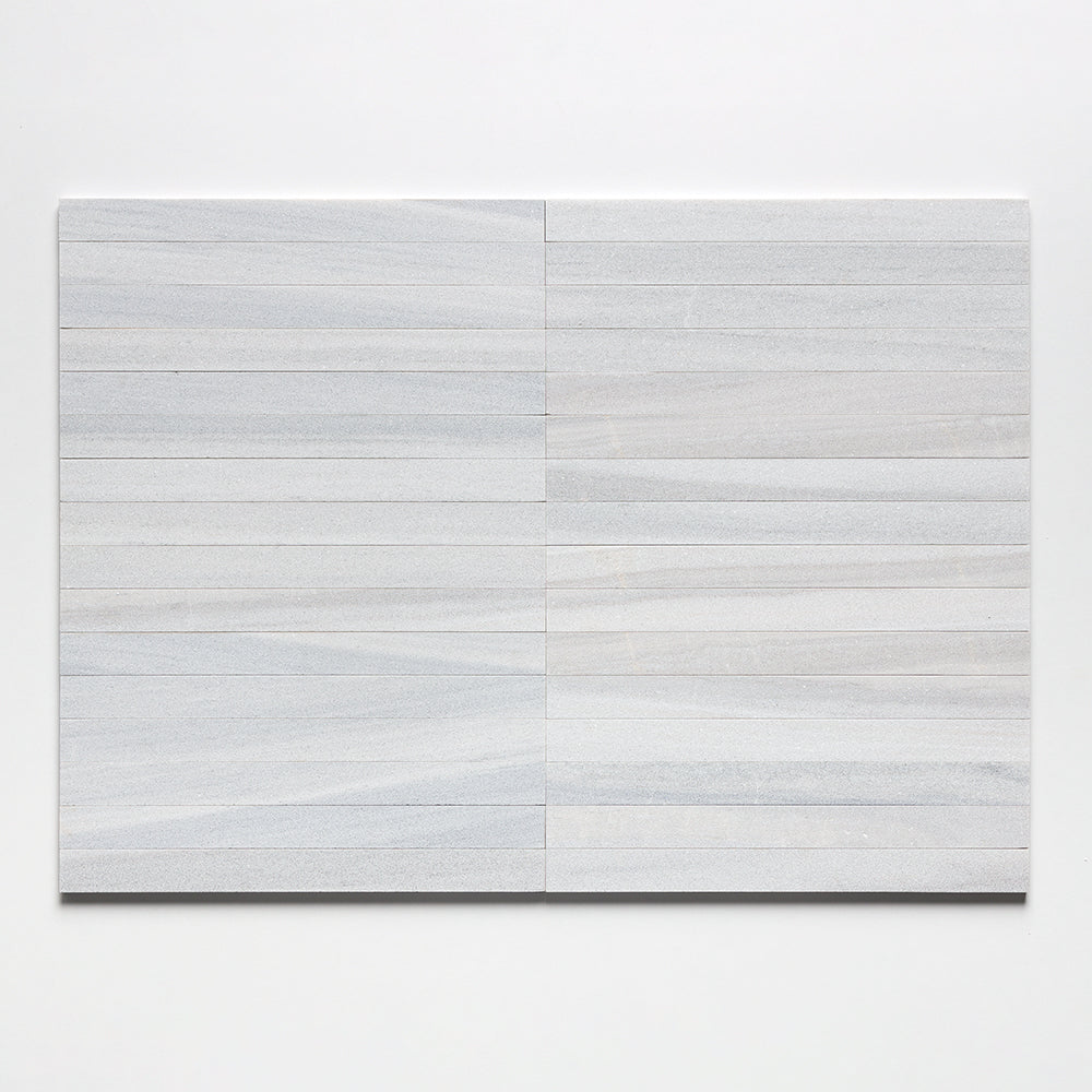 Marble Systems Skyline Leather Marble Skyline rugged marble tile pattern swatch — available at Surface Group