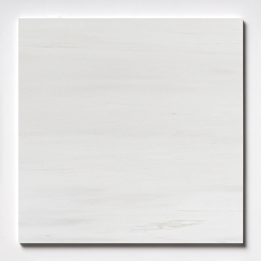 Snow White Honed Marble Tiles 18×18