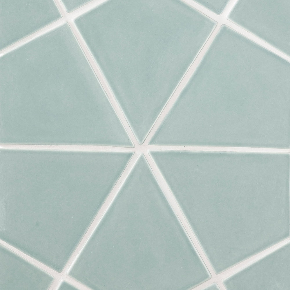 Marble Systems Status Ceramic Witty Green glossy ceramic tile pattern swatch — available at Surface Group