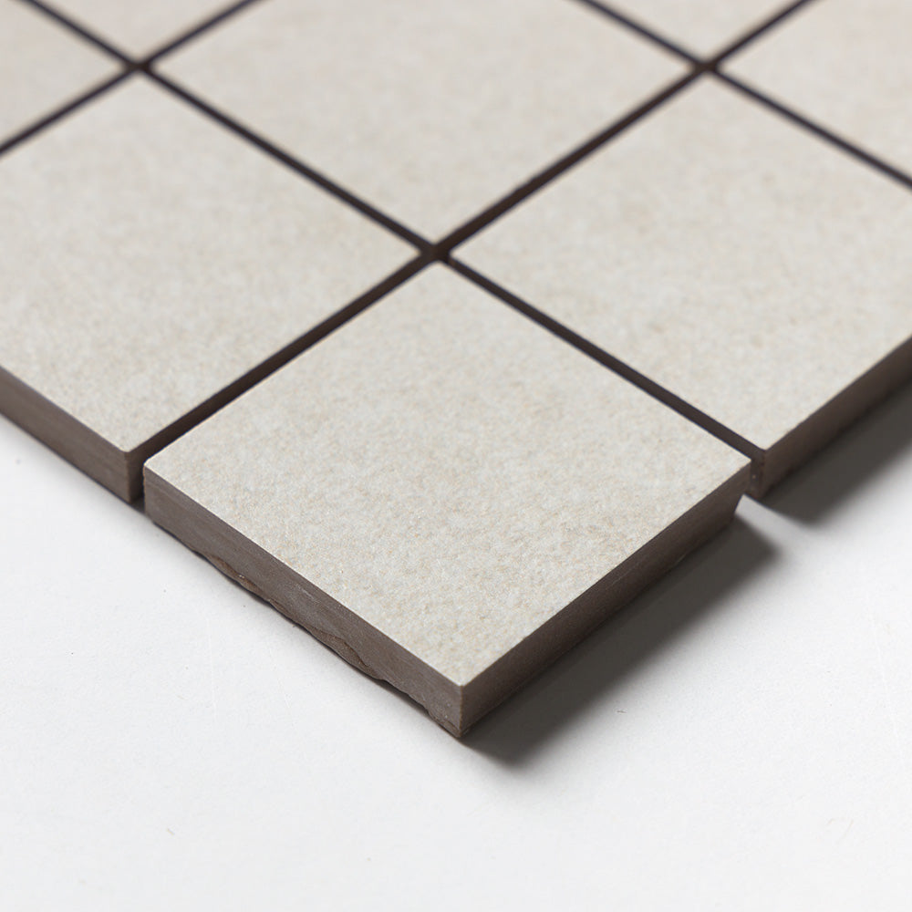 Infinity White  2×2 Porcelain Mosaics 12×12 (MS02501)