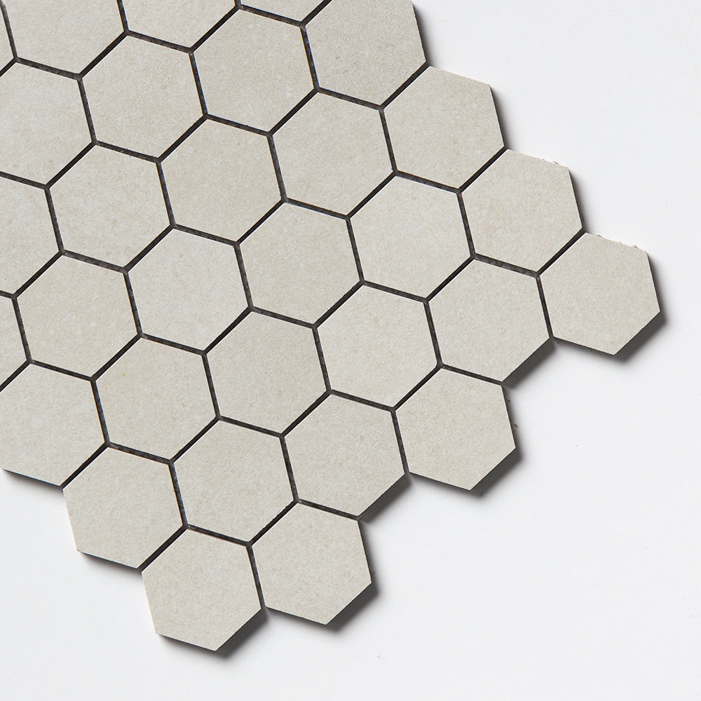 Marble Systems Stonehill Porcelain Infinity White glossy porcelain tile close-up view — available at Surface Group