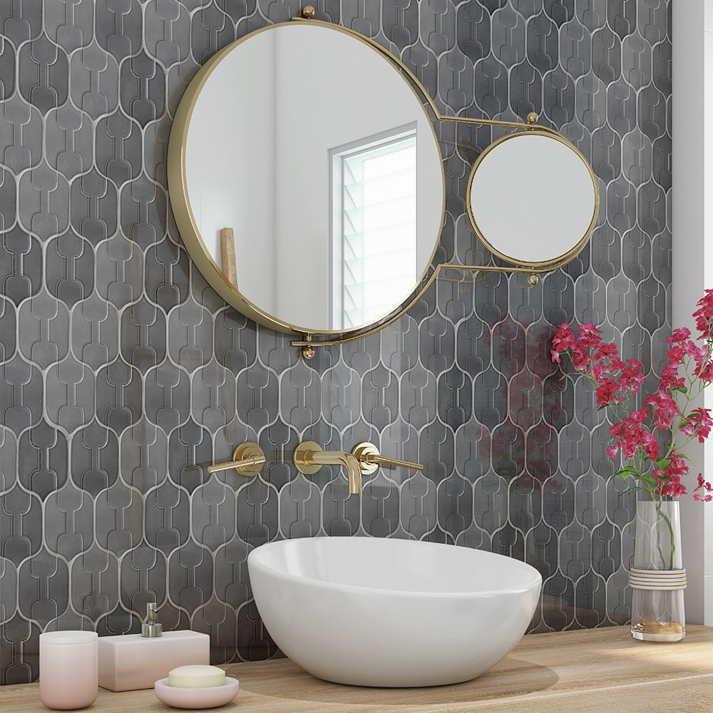 Storm Glazed Antusa Ceramic Decorative 4×6 1/2 (TL91173)