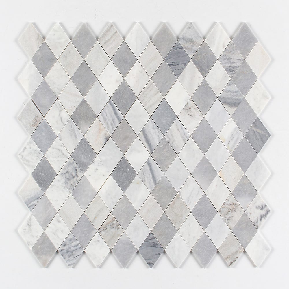 Marble Systems Talya Decorative Marble Afyon Grey Avenza Dark Palisandra multi finish tile pattern swatch — available at