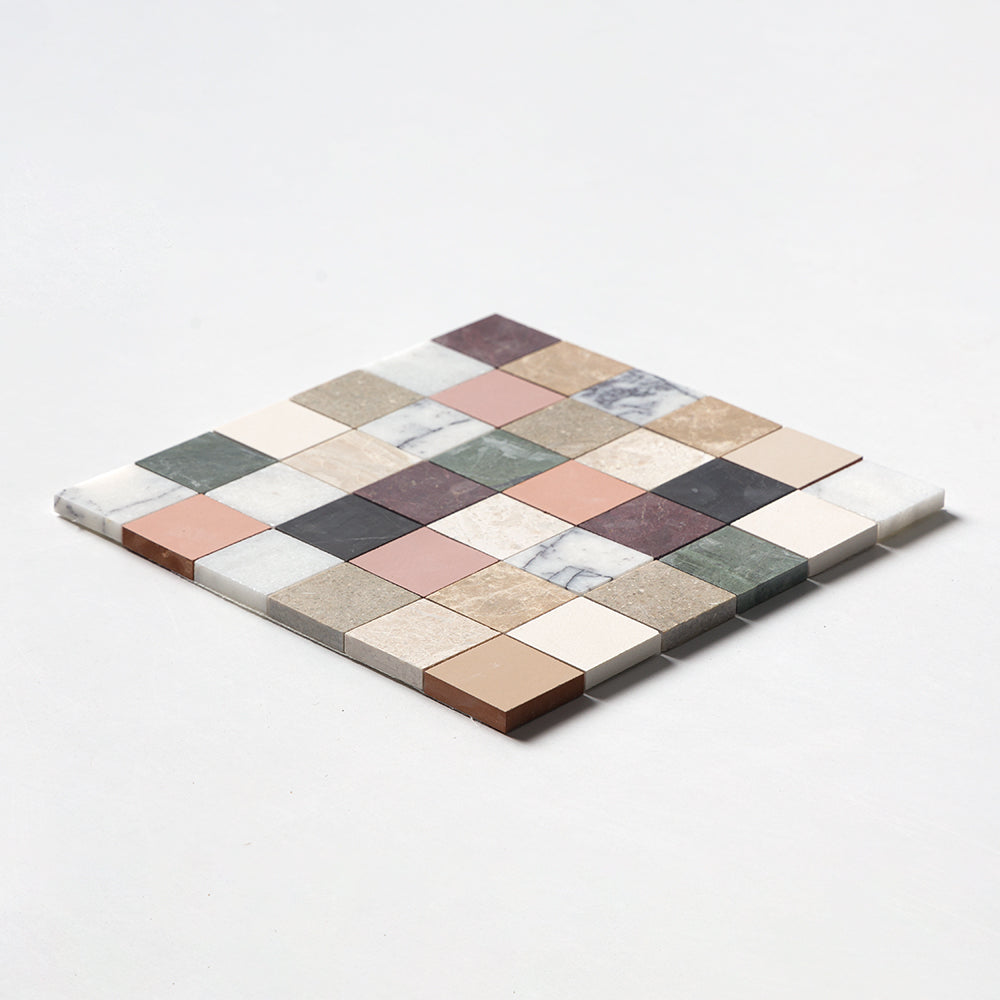 Blend Honed San Tropez Marble Mosaics 12×12 (MS02197)