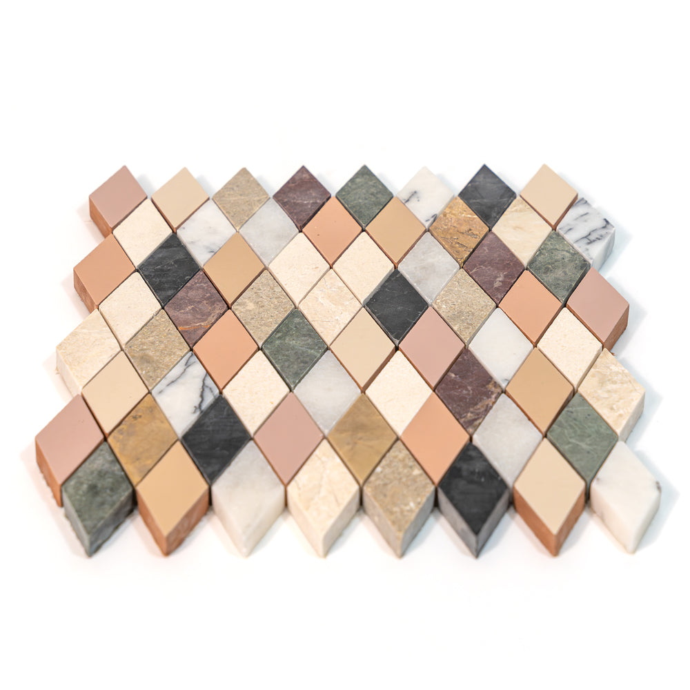 Blend Honed Hazem Marble Mosaics 9 3/8×11 3/4