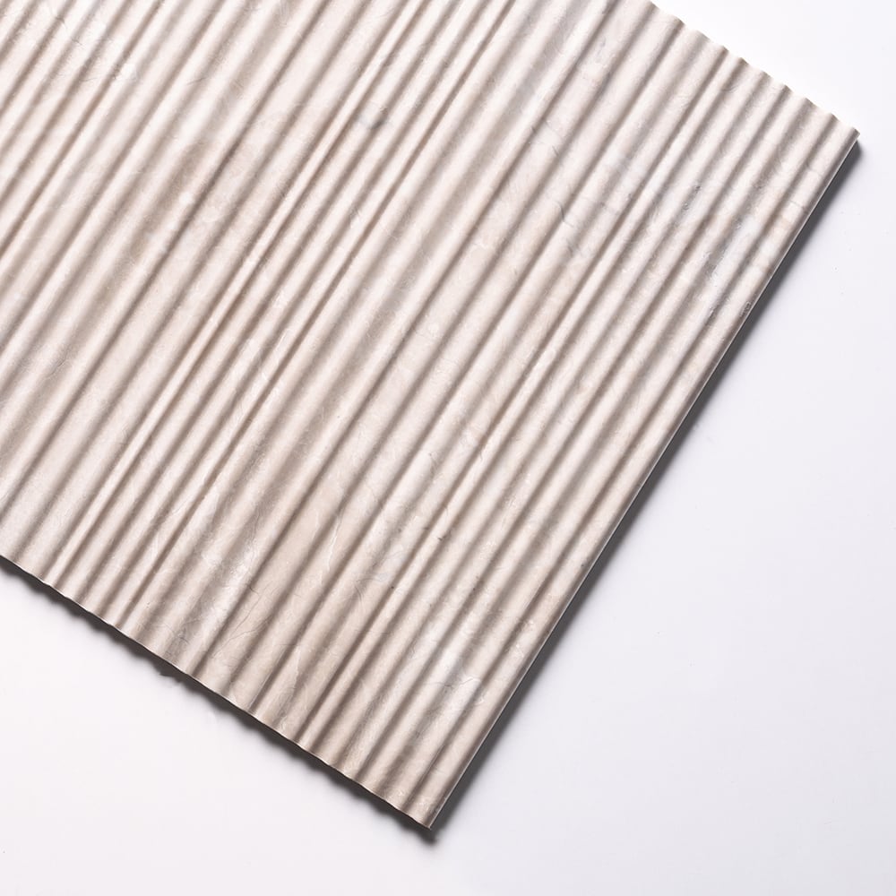 Diana Royal Honed Thin Fluted Marble Accent Tiles 18×18 (ML01141)