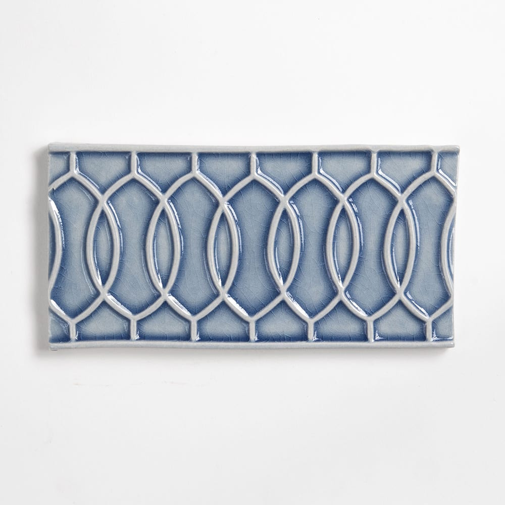 Vinca Crackled Vienna Ceramic Wall Decos 4×8 Image