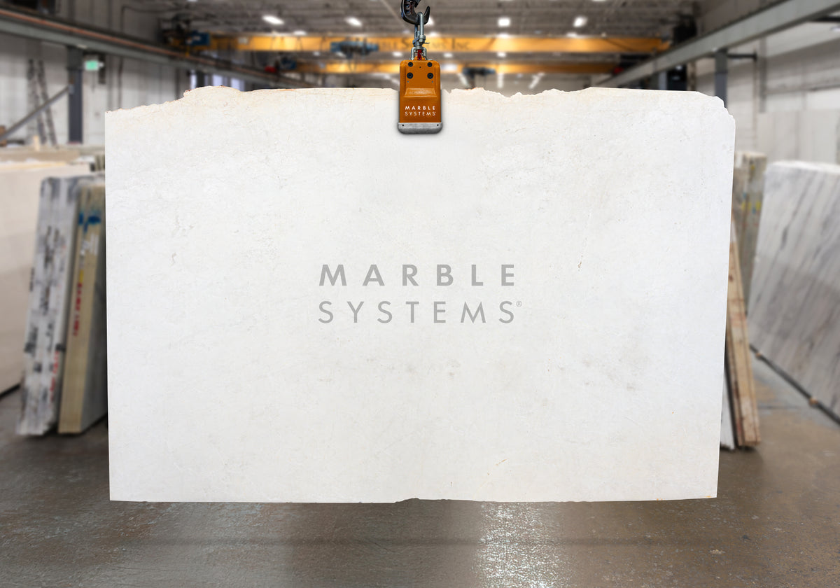Marble Systems Vanilla Marble Vanilla matte marble tile in a room setting — available at Surface Group