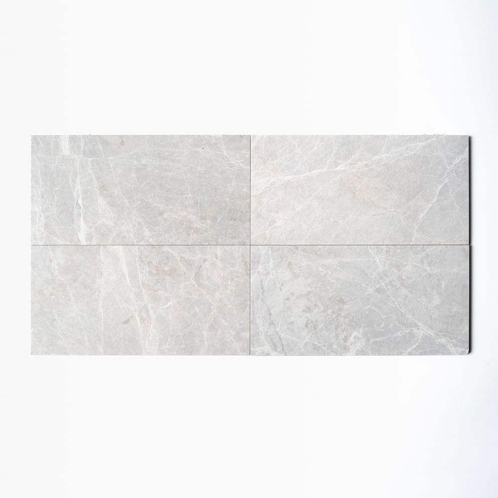 Marble Systems Vanillia Celeste Honed Collection Vanilla Celeste matte marble tile close-up view — available at Surface Group