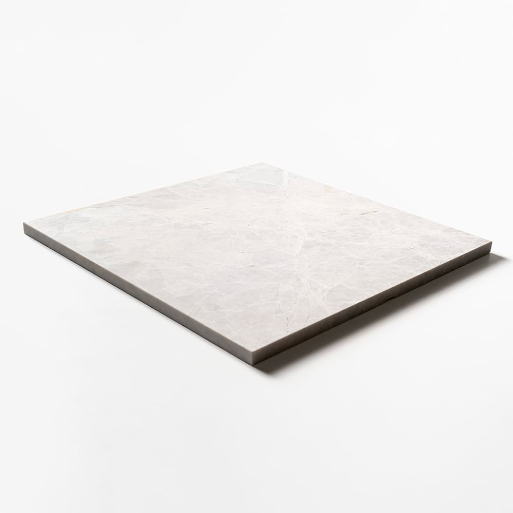Marble Systems Vanillia Celeste Honed Collection Vanilla Celeste matte marble tile close-up view — available at Surface Group