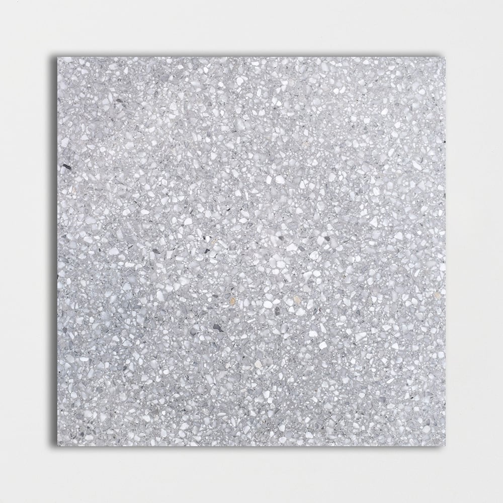 Steel Honed Terrazzo Tile 23 5/8×23 5/8 Image