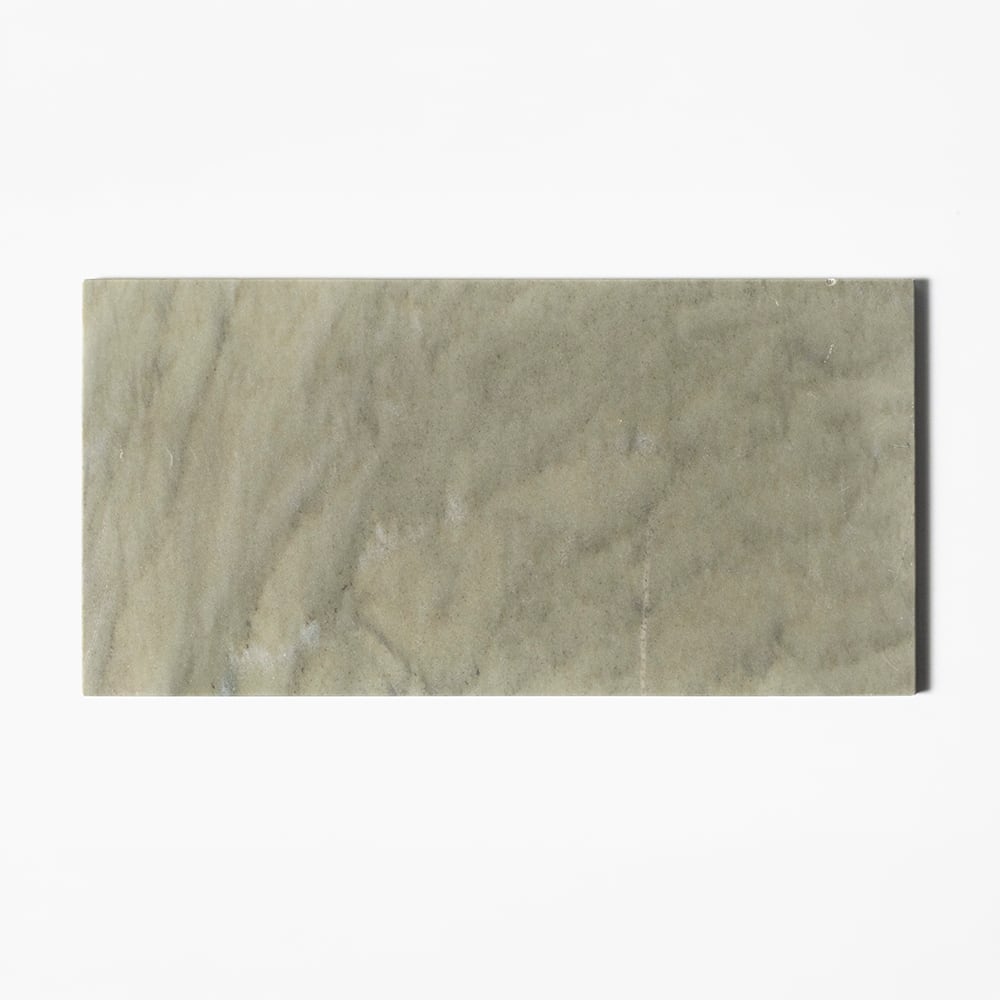 Marble Systems Verde Laguna Honed Verde Laguna matte marble tile — available at Surface Group