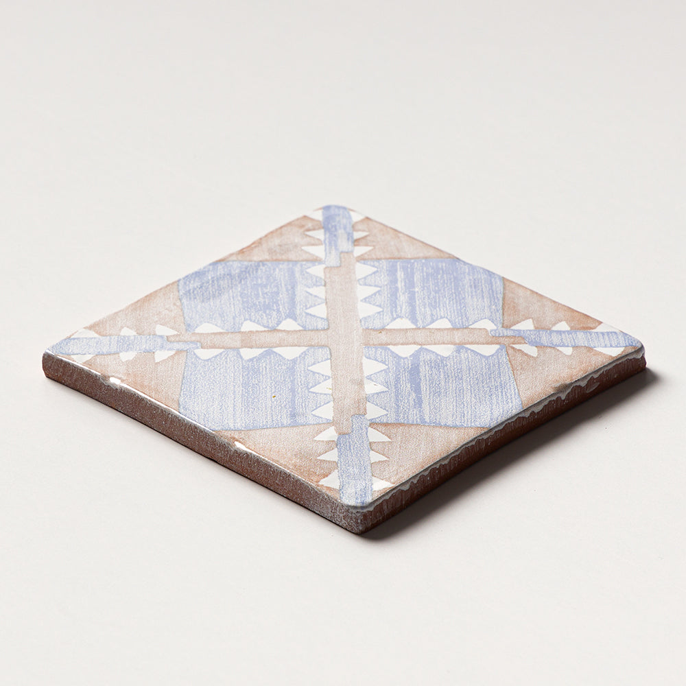Vintage Linen Manta Glossy  Glazed Terracotta Tiles 6×6 (TL80361)