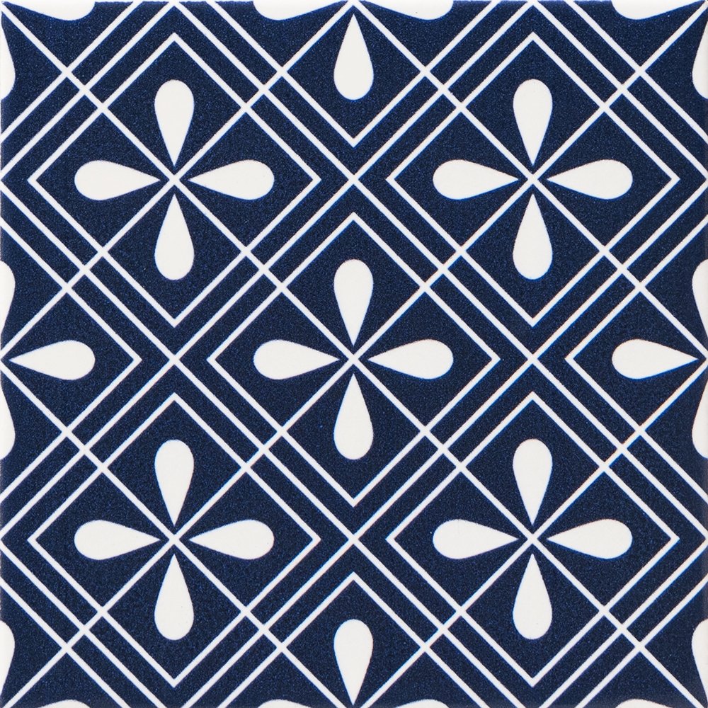 Hishi Dark Matte Ceramic Tile 6×6 Image