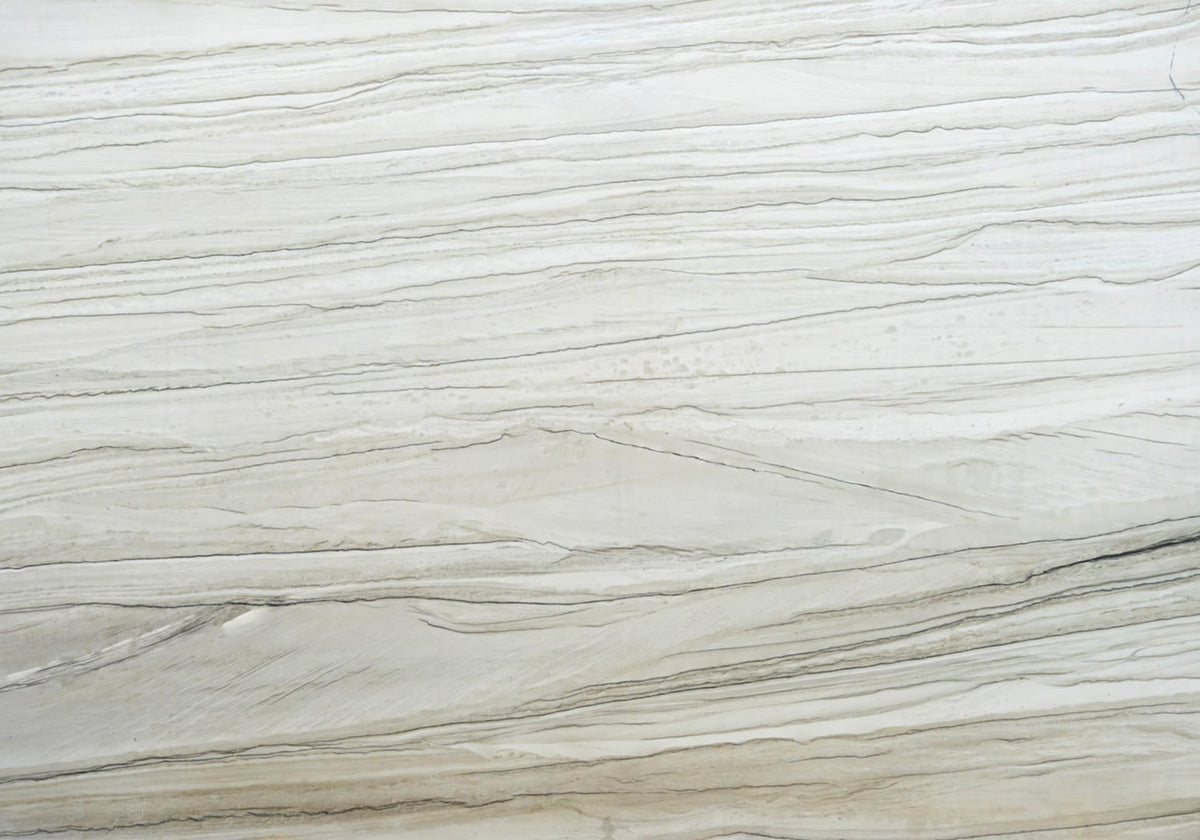 White Mustang Textured Quartzite Slab Random