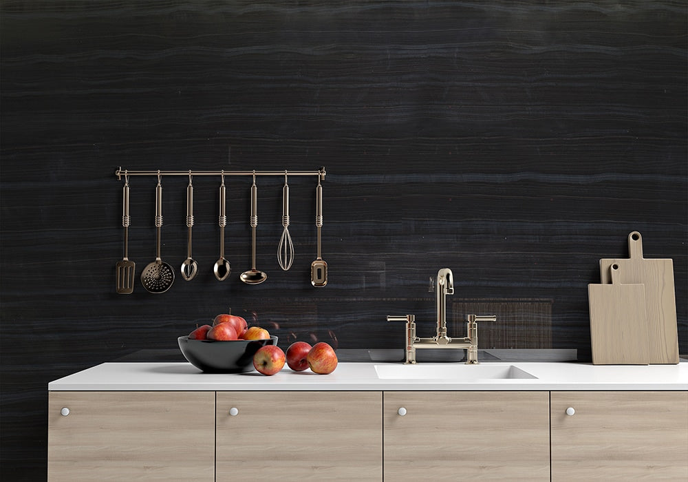 Zanibar Polished Marble Slab Random 3/4 (SL90820)