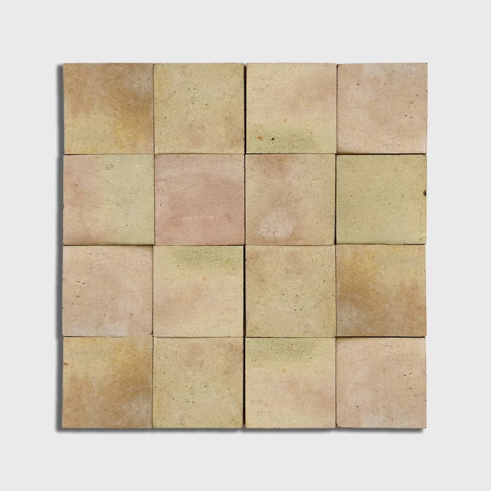 Marble Systems Zellige Handmade Moroccan Tile Beige matte zellige tile — available at Surface Group