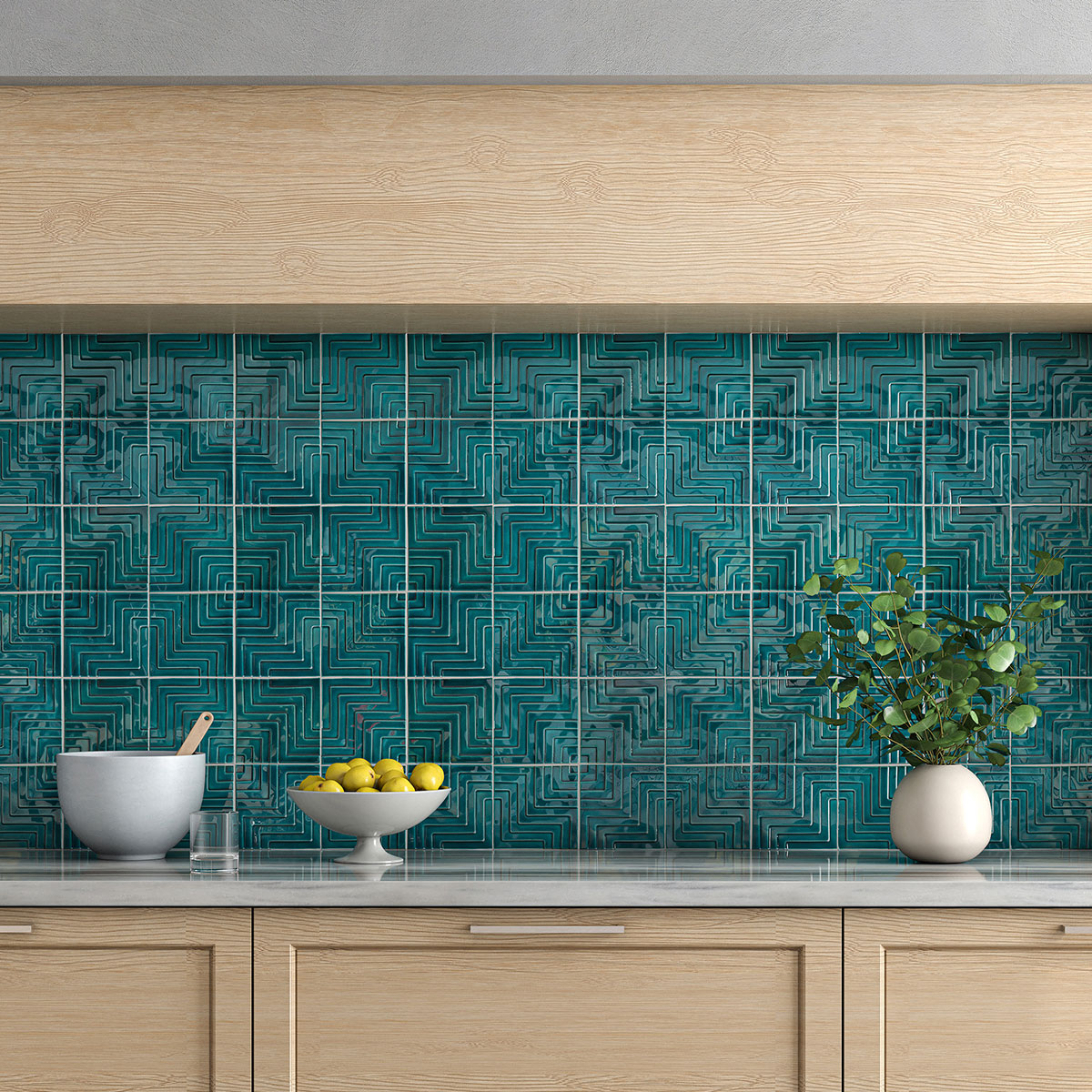 Nile Glossy Ceramic Tiles 6×6