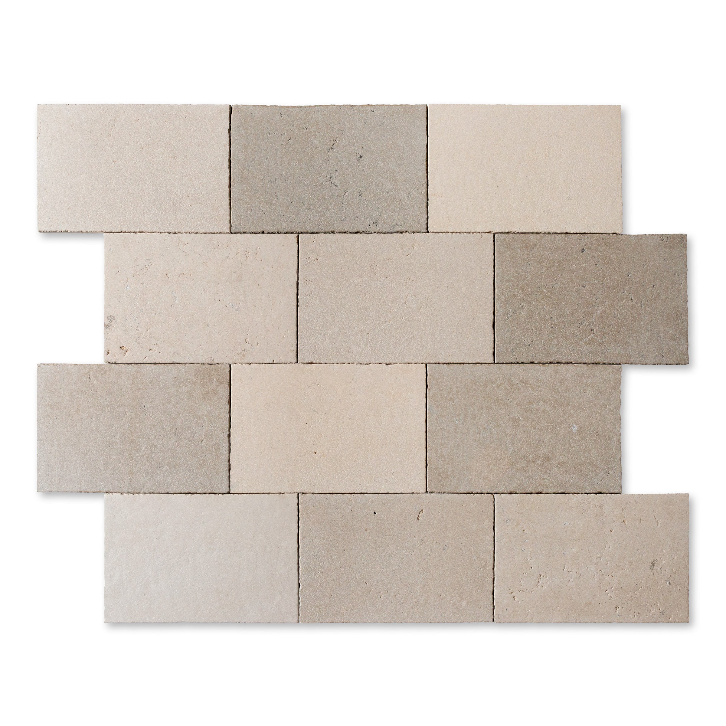 SINTRA BLEND: Limestone Blend Limestone Field Tile (16"x24"x5/8" | distressed)