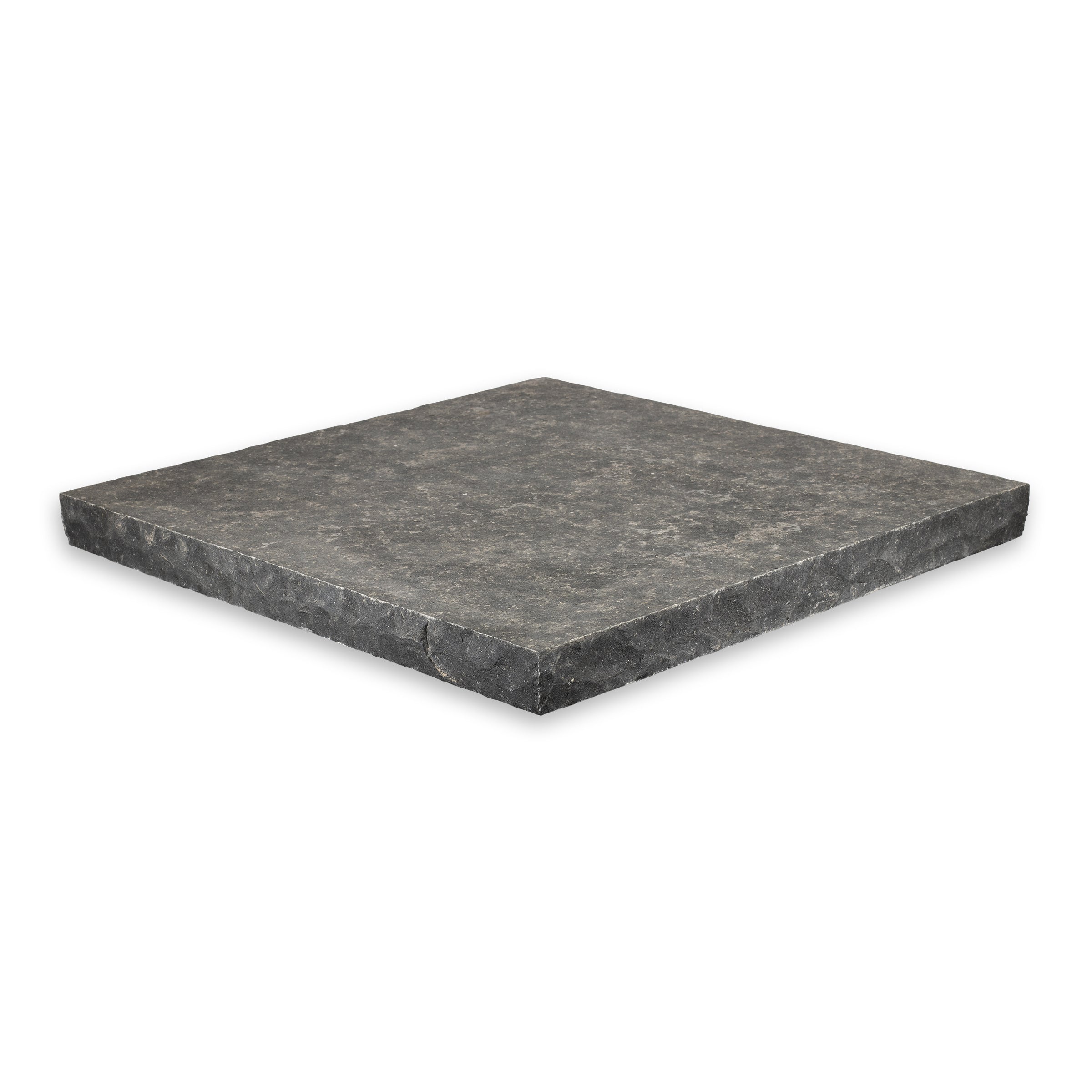 OLYMPUS BLACK: Basalt Rockface 4 Column Cap Paving Accessory (24"x24"x2" | Flamed)