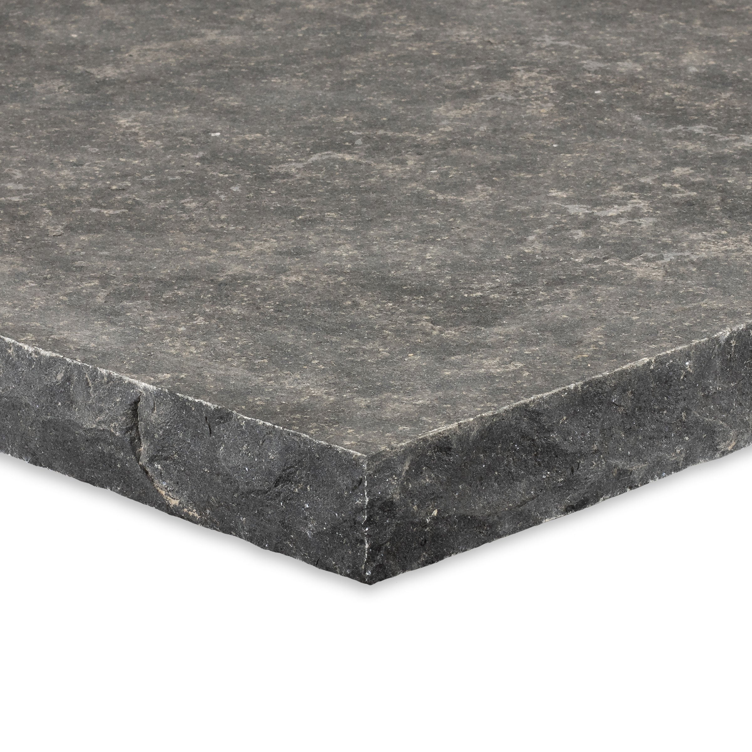 OLYMPUS BLACK: Basalt Rockface 4 Column Cap Paving Accessory (24"x24"x2" | Flamed)