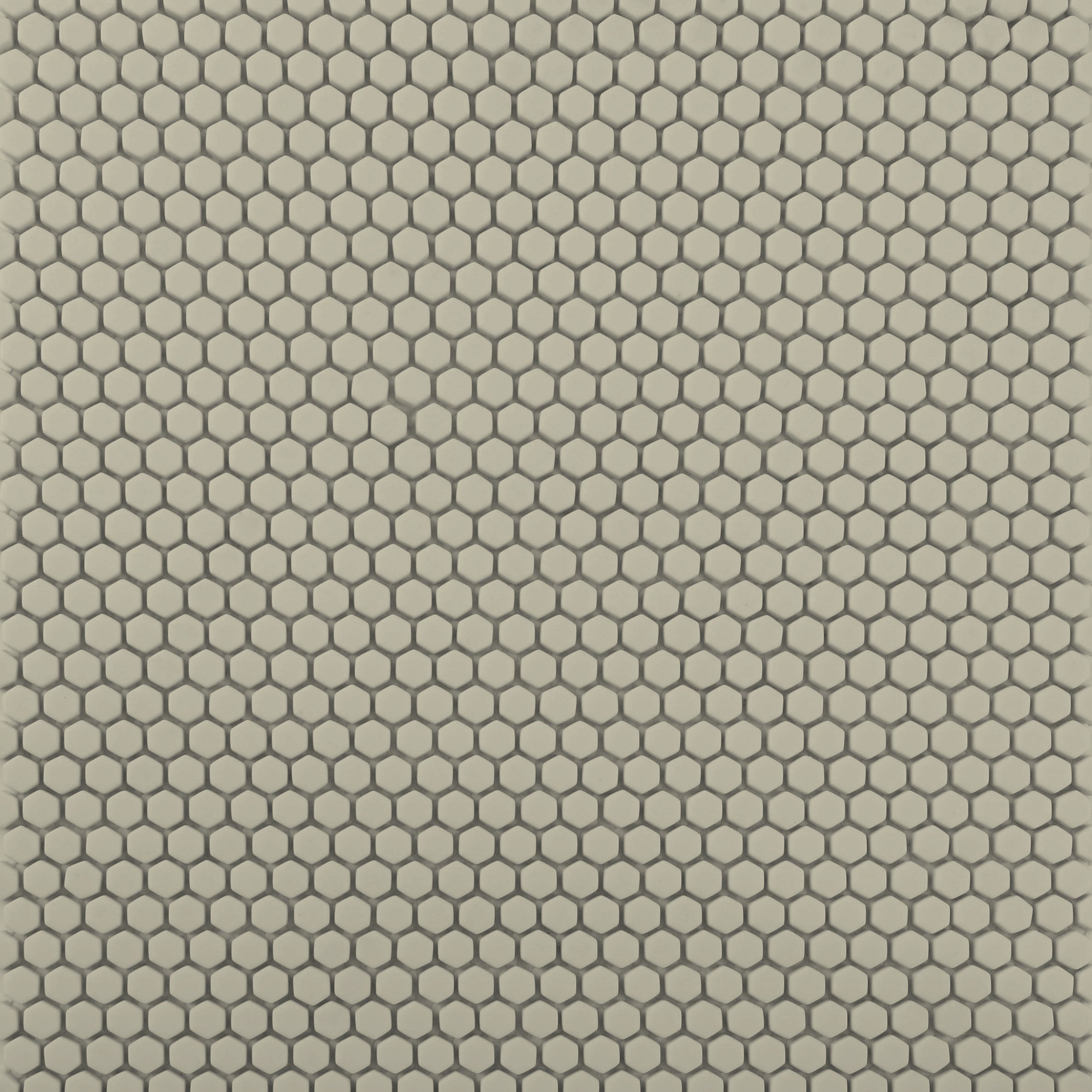 GEOMETRO: Flaxen H1 Hexagonal Recycled Glass Mosaic (11 7/8"x12 3/16"x3/8" | Matte)