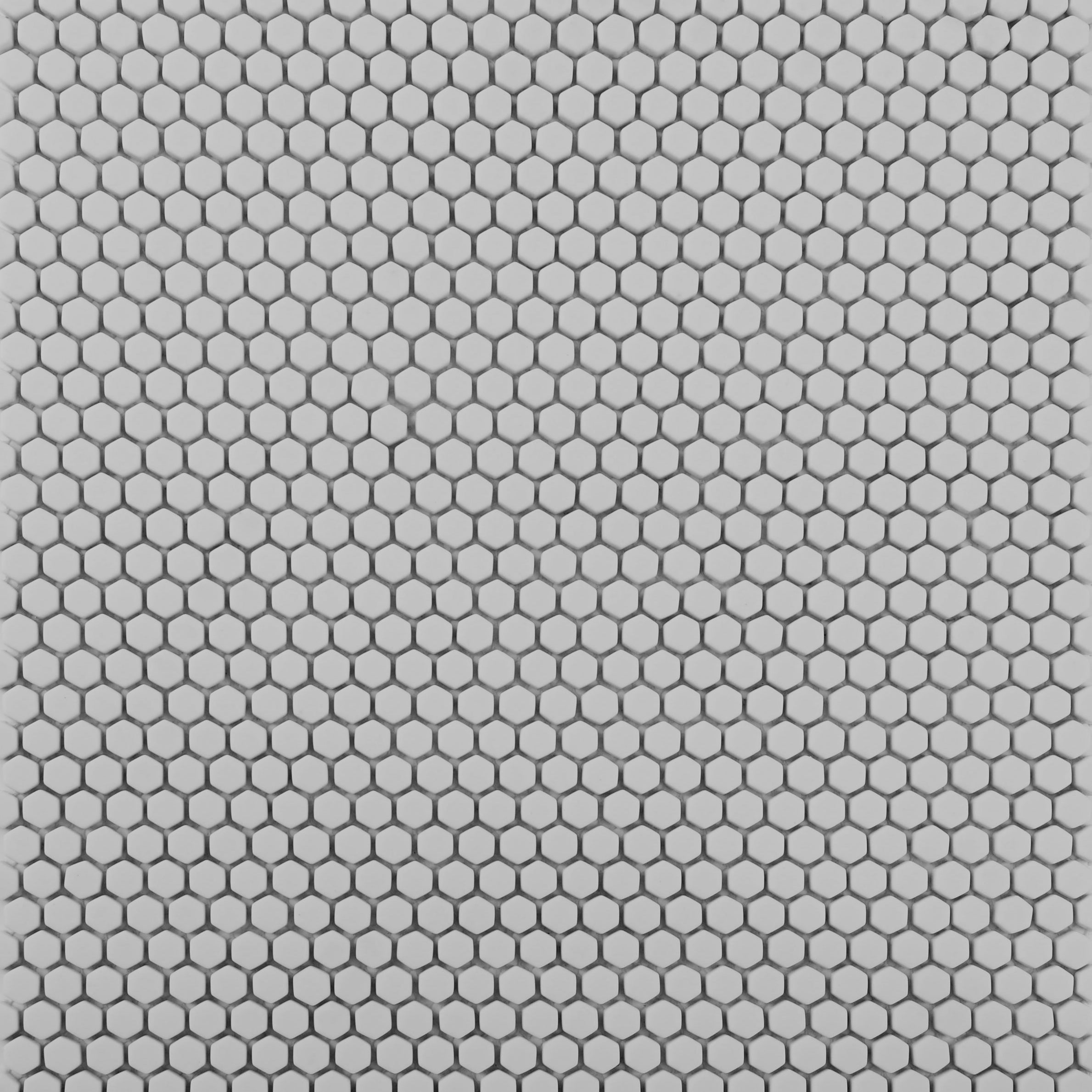 GEOMETRO: Smoke H1 Hexagonal Recycled Glass Mosaic (11 7/8"x12 3/16"x3/8" | Matte)