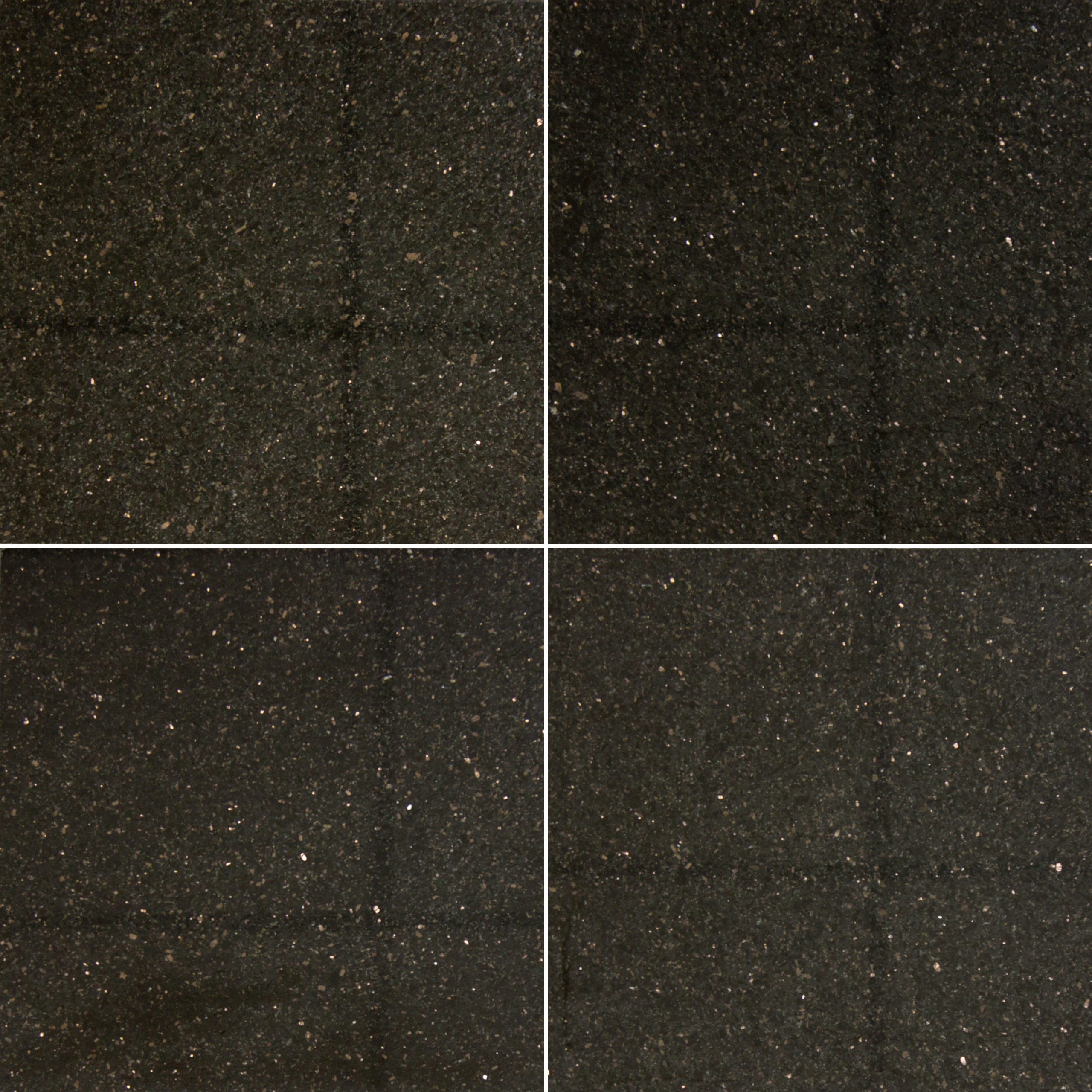 GALAXY BLACK: Granite Square Field Tile (12"x12"x3/8" | Polished)