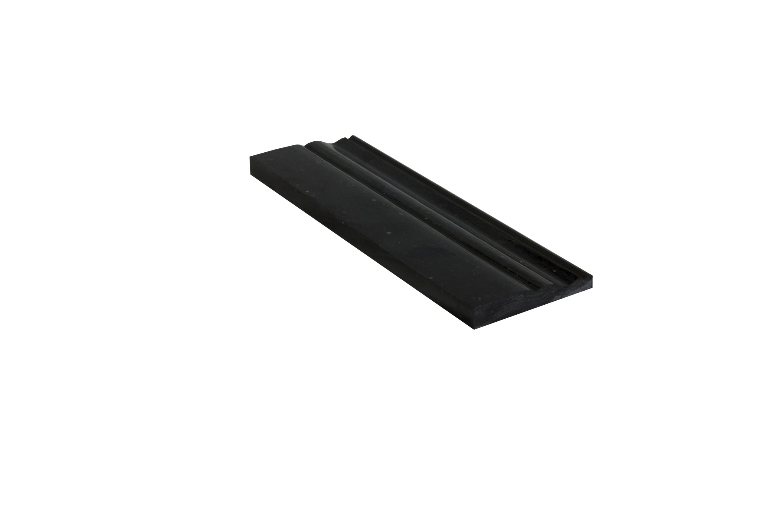 GALAXY BLACK: Granite Standard Baseboard Tile Accessory (4"x12"x5/8" | Polished)