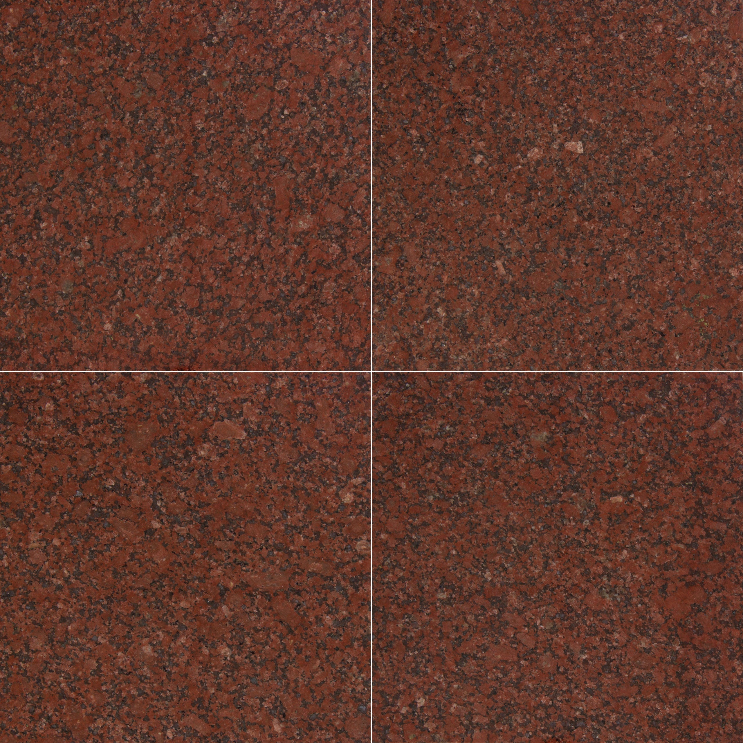 NEW IMPERIAL RED: Granite Square Field Tile (12"x12"x3/8" | Polished)