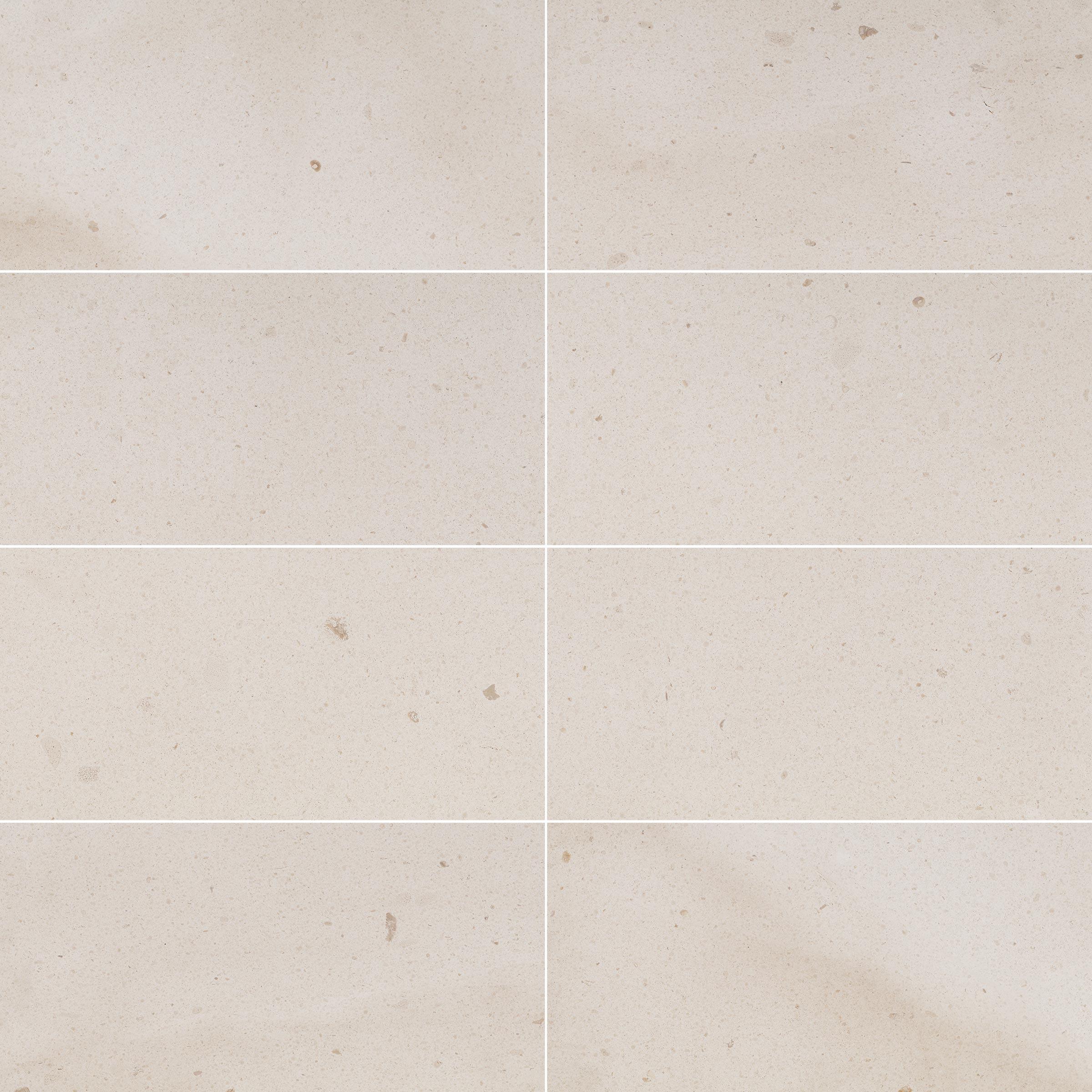 CREMA EUROPA: Limestone Rectangle Field Tile (12"x24"x5/8" | Honed)