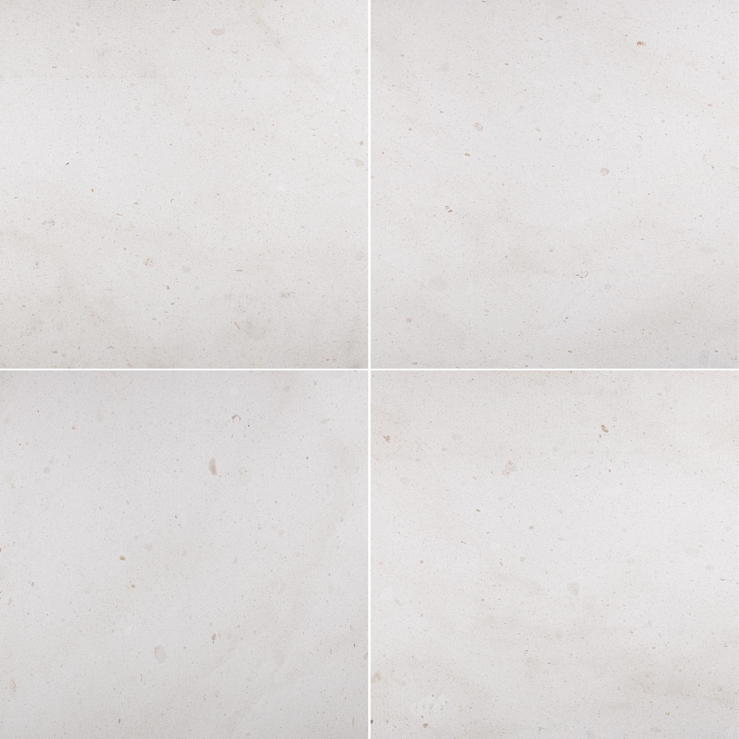 CREMA EUROPA: Limestone Square Field Tile (24"x24"x5/8" | Honed)