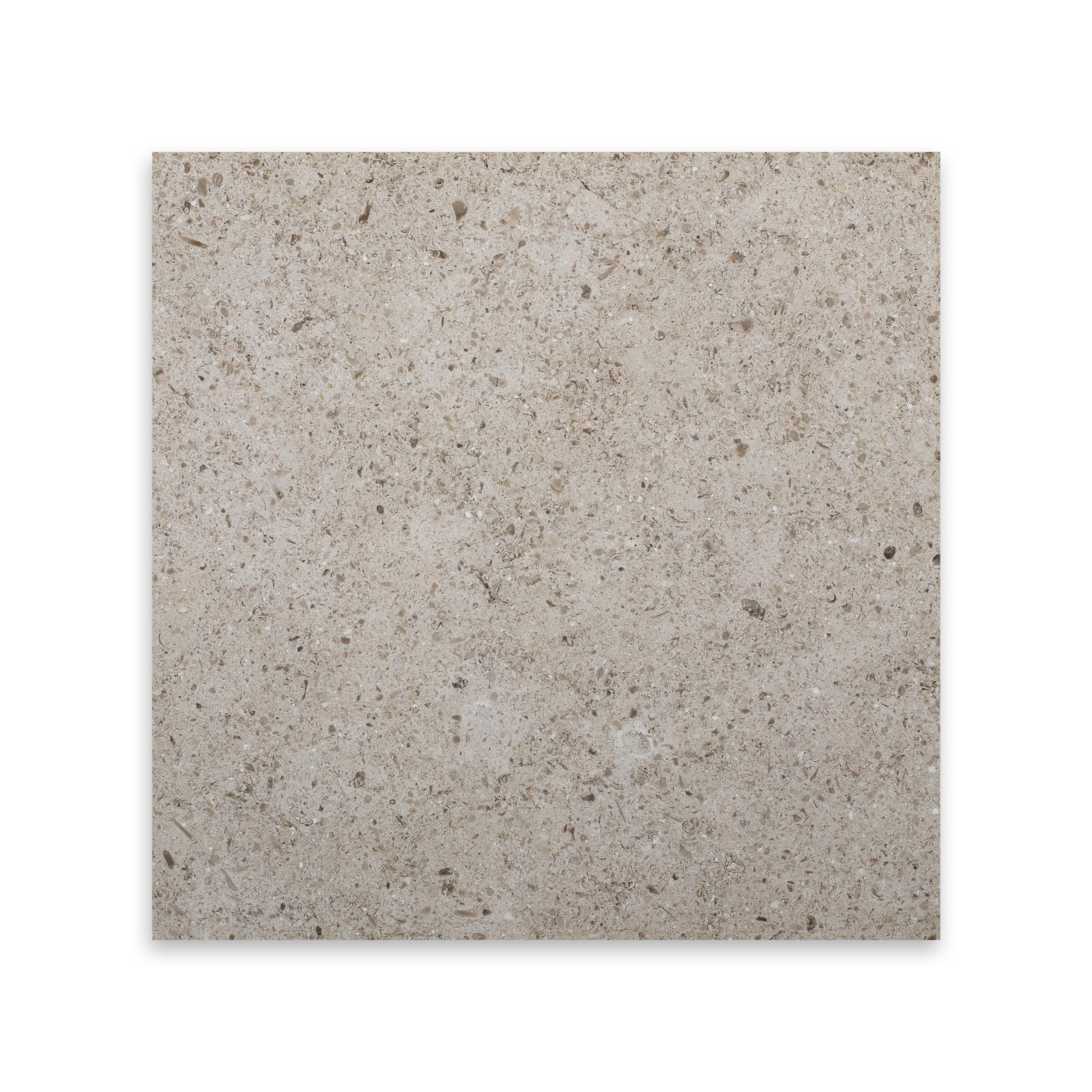 GASCOGNE BEIGE: Limestone Square Field Tile (12"x12"x3/8" | Honed)