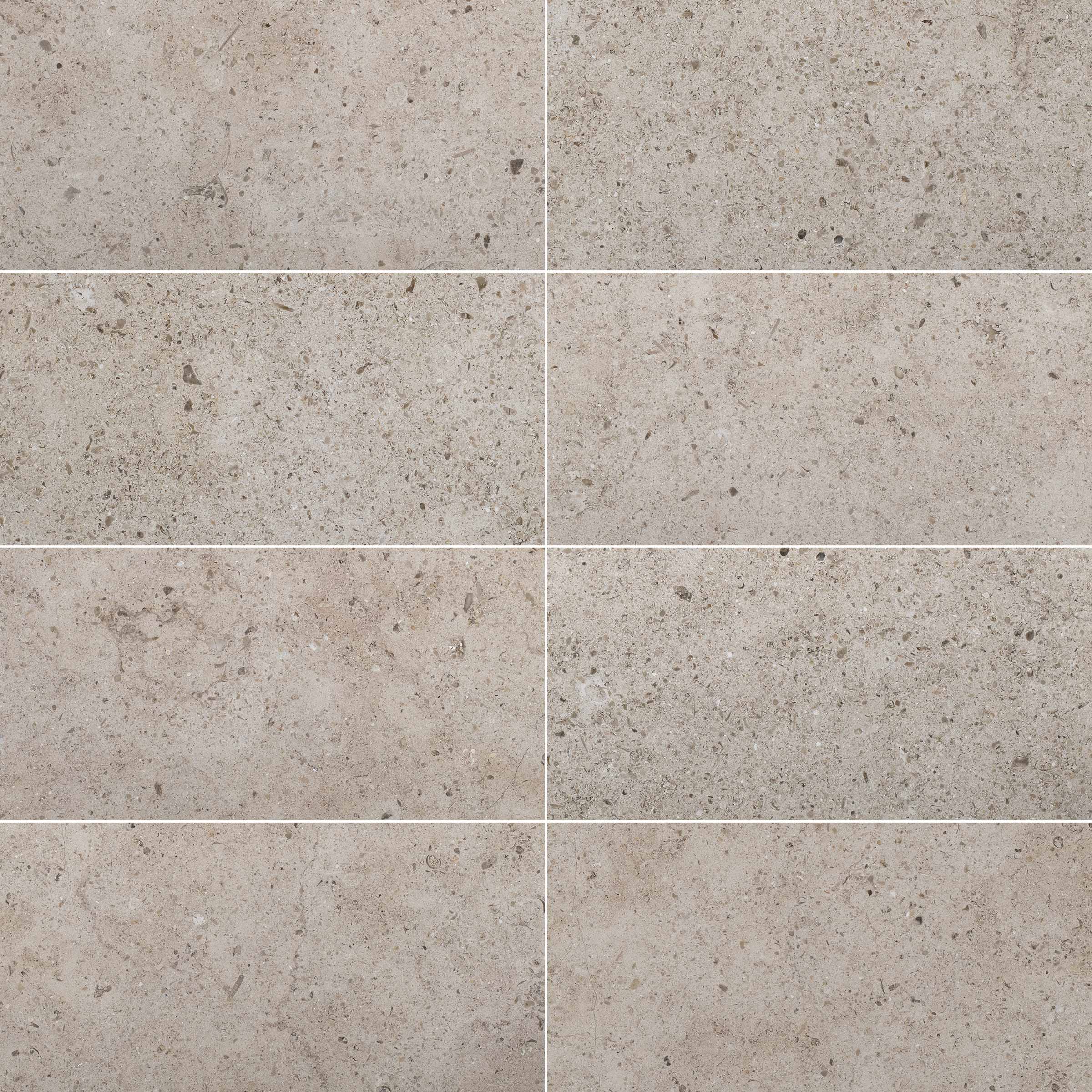 GASCOGNE BEIGE: Limestone Rectangle Field Tile (12"x24"x3/8" | Honed)