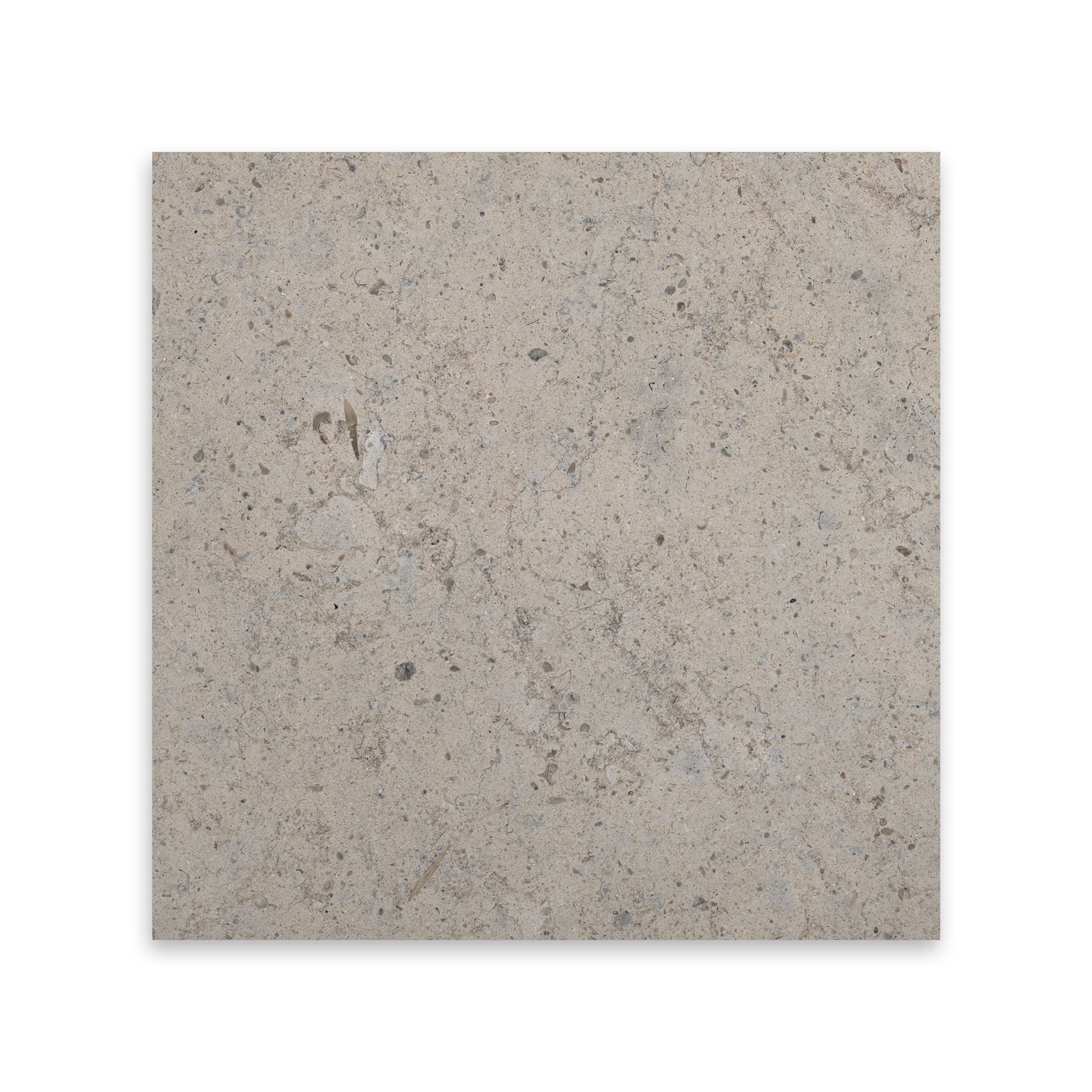 GASCOGNE BLUE: Limestone Square Field Tile (12"x12"x3/8" | Honed)