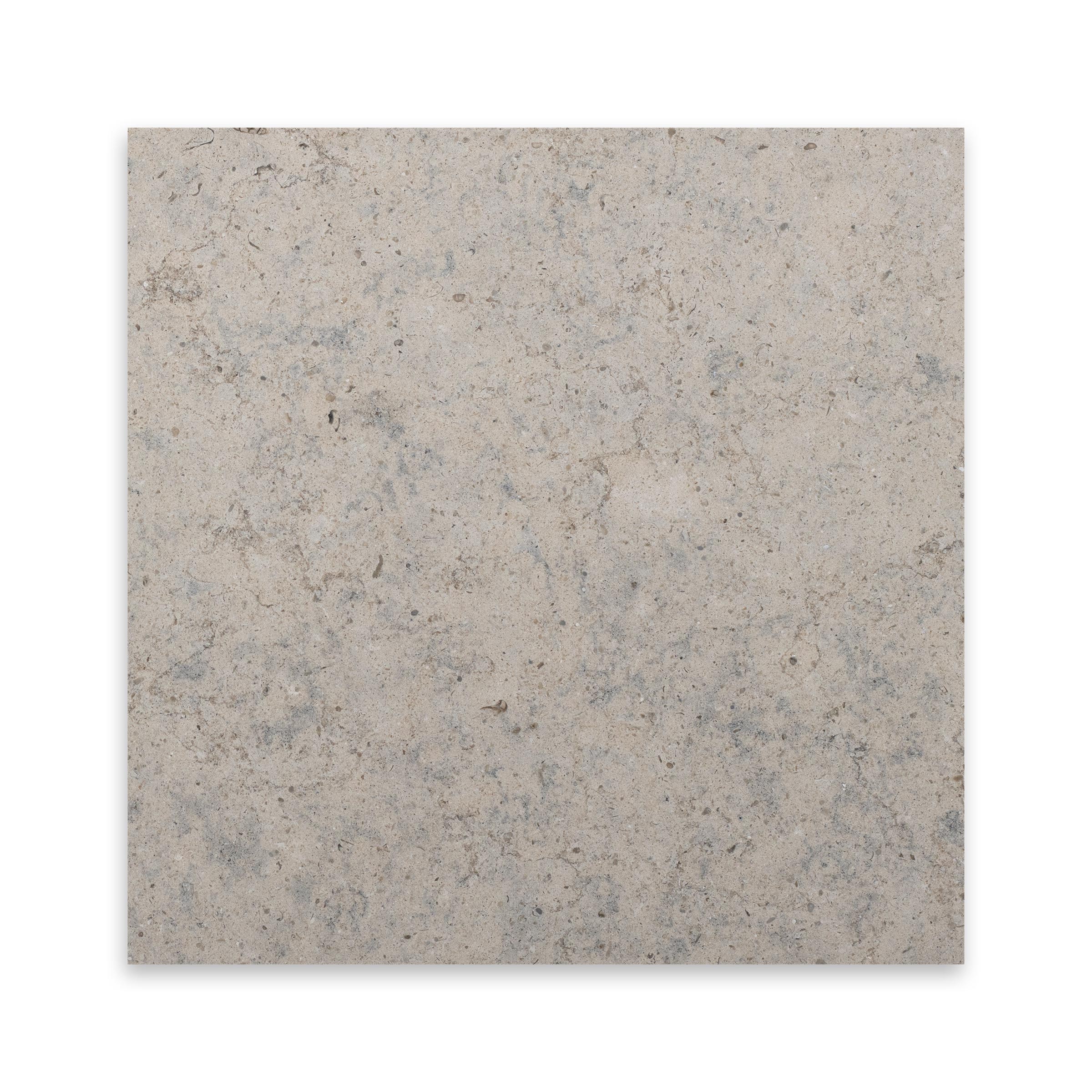 GASCOGNE BLUE: Limestone Square Field Tile (18"x18"x5/8" | Honed)