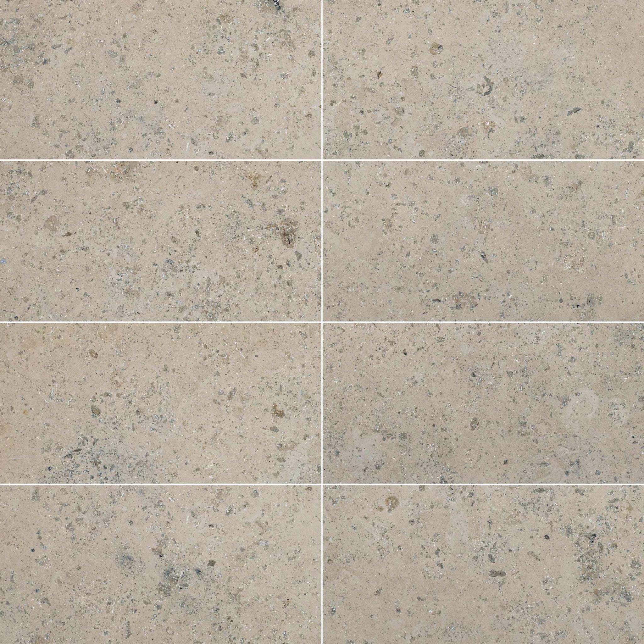 JURA GREY: Limestone Rectangle Field Tile (12"x24"x3/8" | Honed)